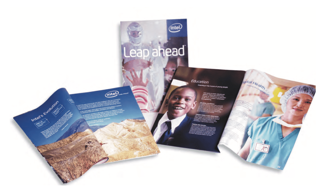Intel Rebrand Launch Magazine Role: Designer